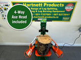 10Ton Electrical Log Splitter for sale Hartnett products Cork Ireland 