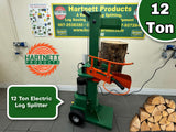 NEW 12 Ton Electric Log Splitters